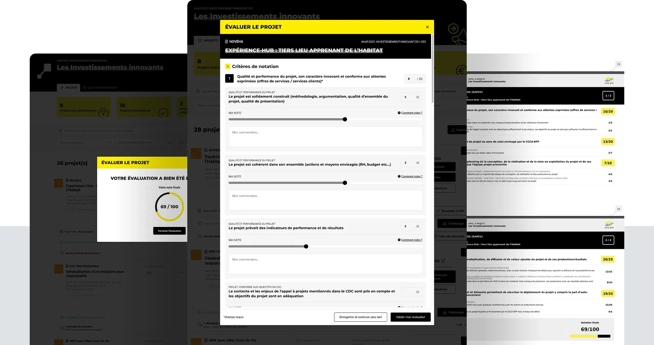 Plateforme digitale Appels à projets