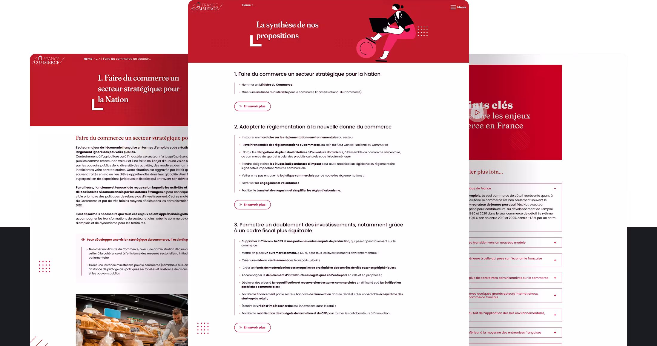 Site internet France Commerce