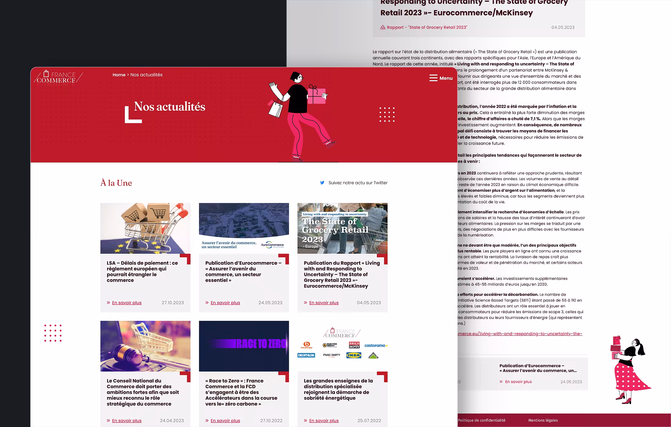Site internet France Commerce