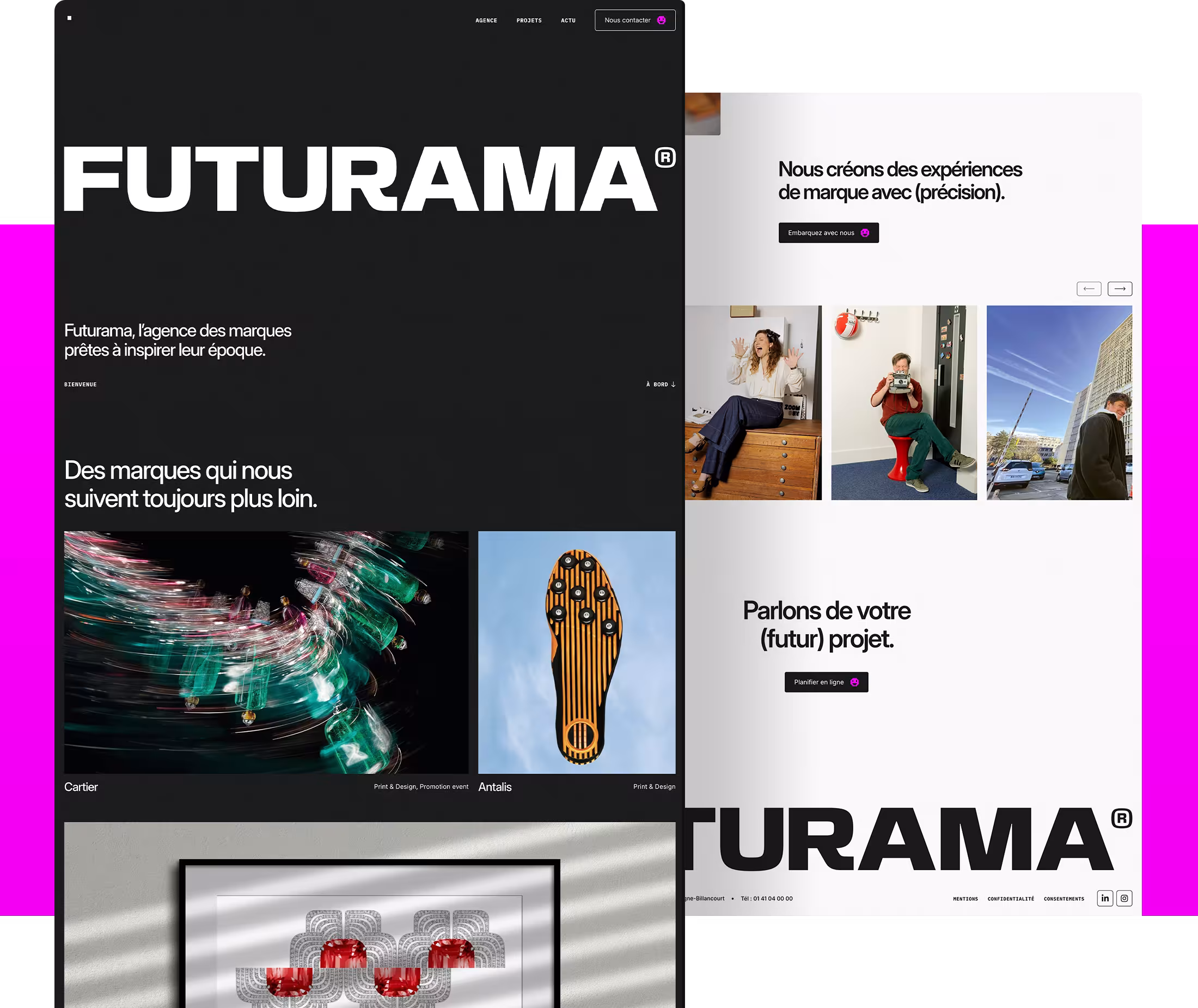 Futurama - Page d'accueil