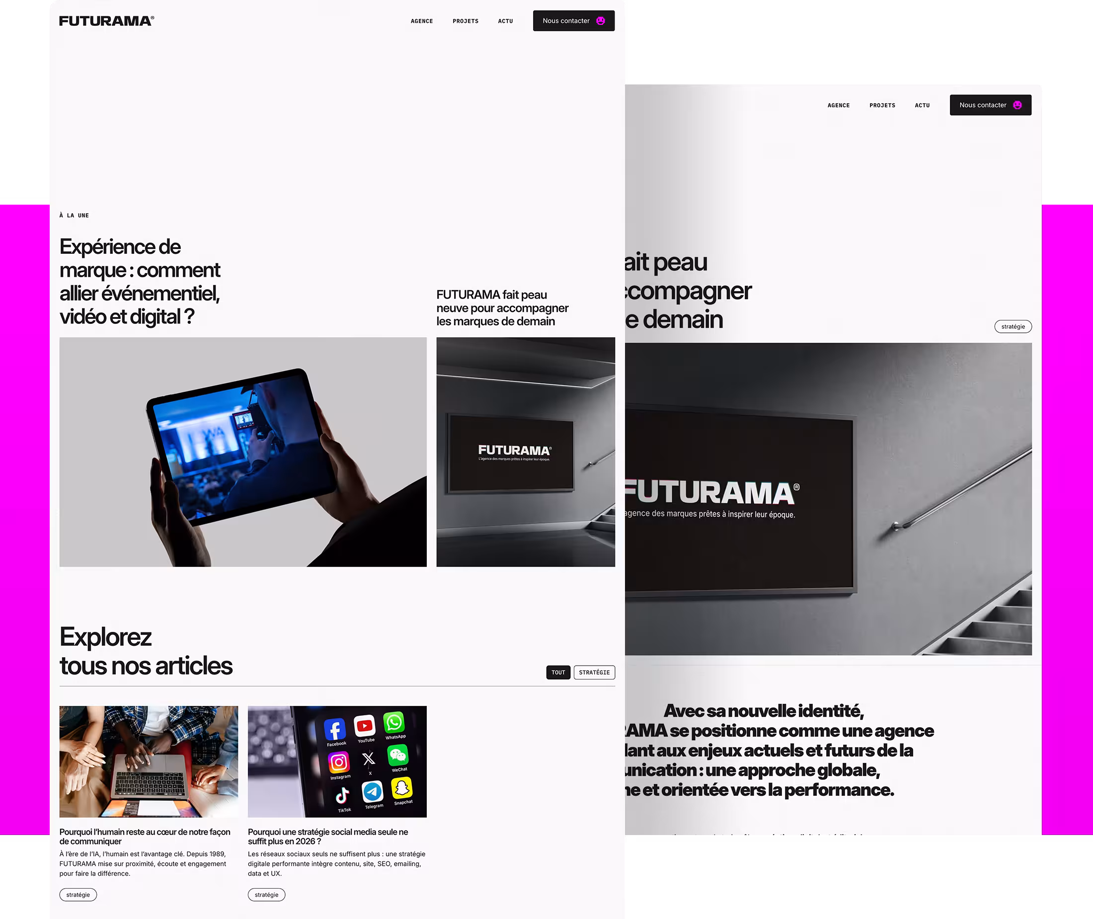 Futurama - Page article