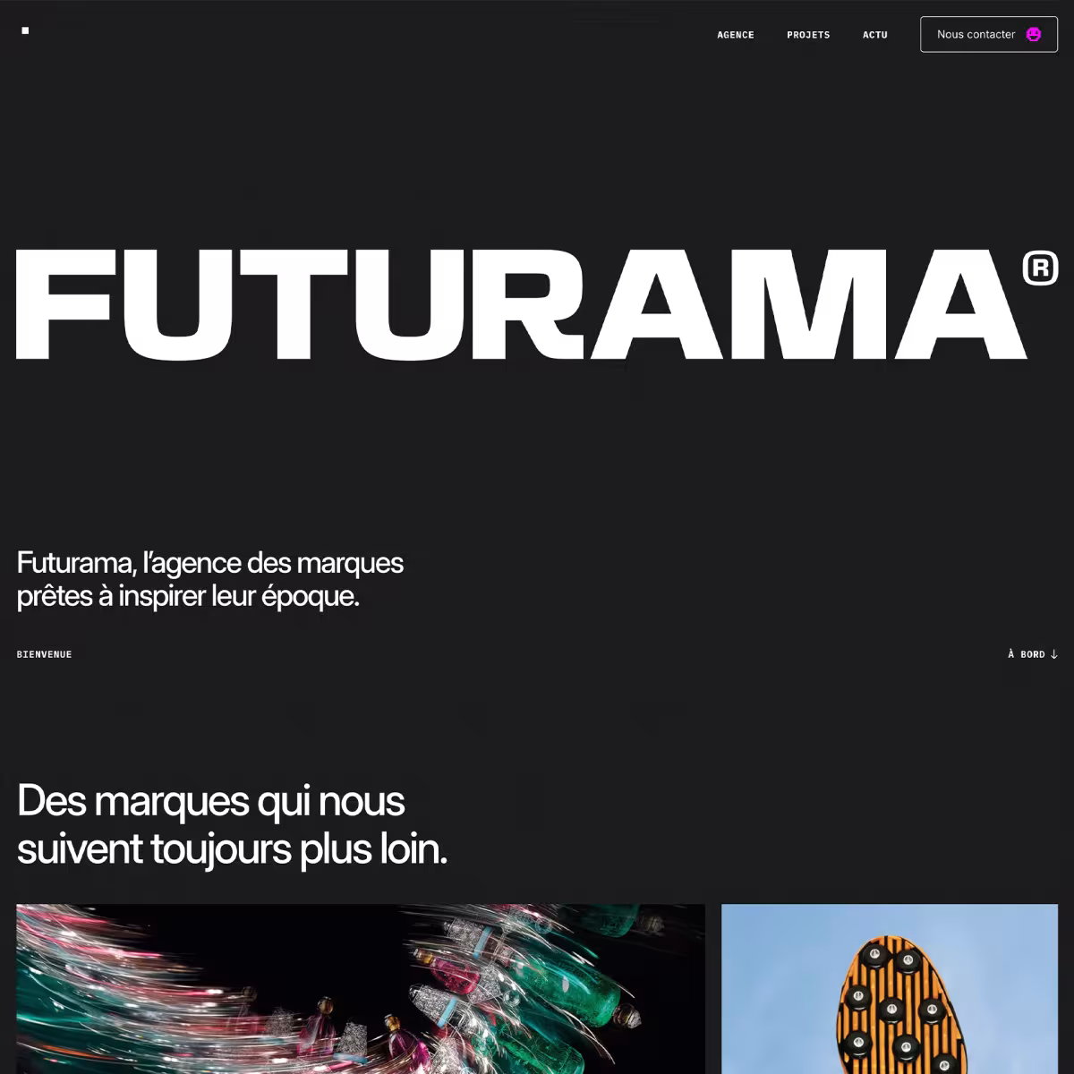 Futurama - Page d'accueil